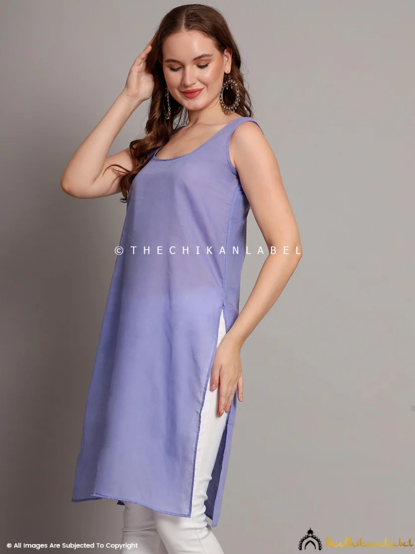 Cotton Camisole Inners for Kurtis & Kurta Lavendar - Image 5