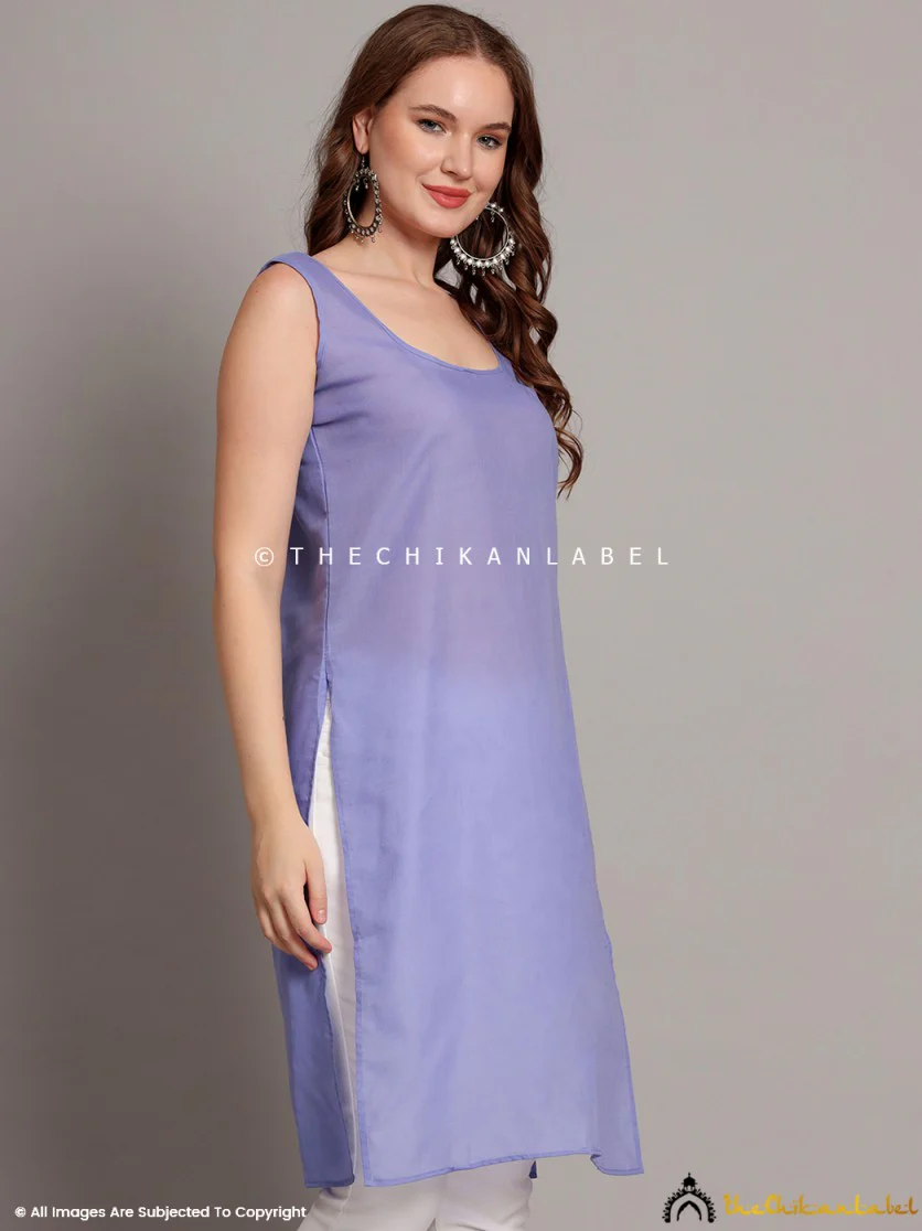 Cotton Camisole Inners for Kurtis & Kurta Lavendar - Image 6