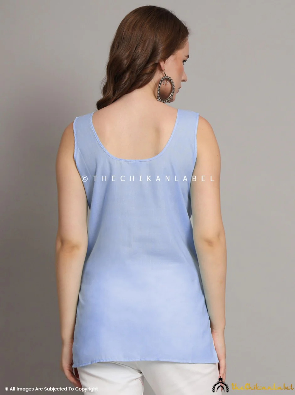 Cotton Short Camisole Inners for Kurtis & Kurta Lavendar - Image 3