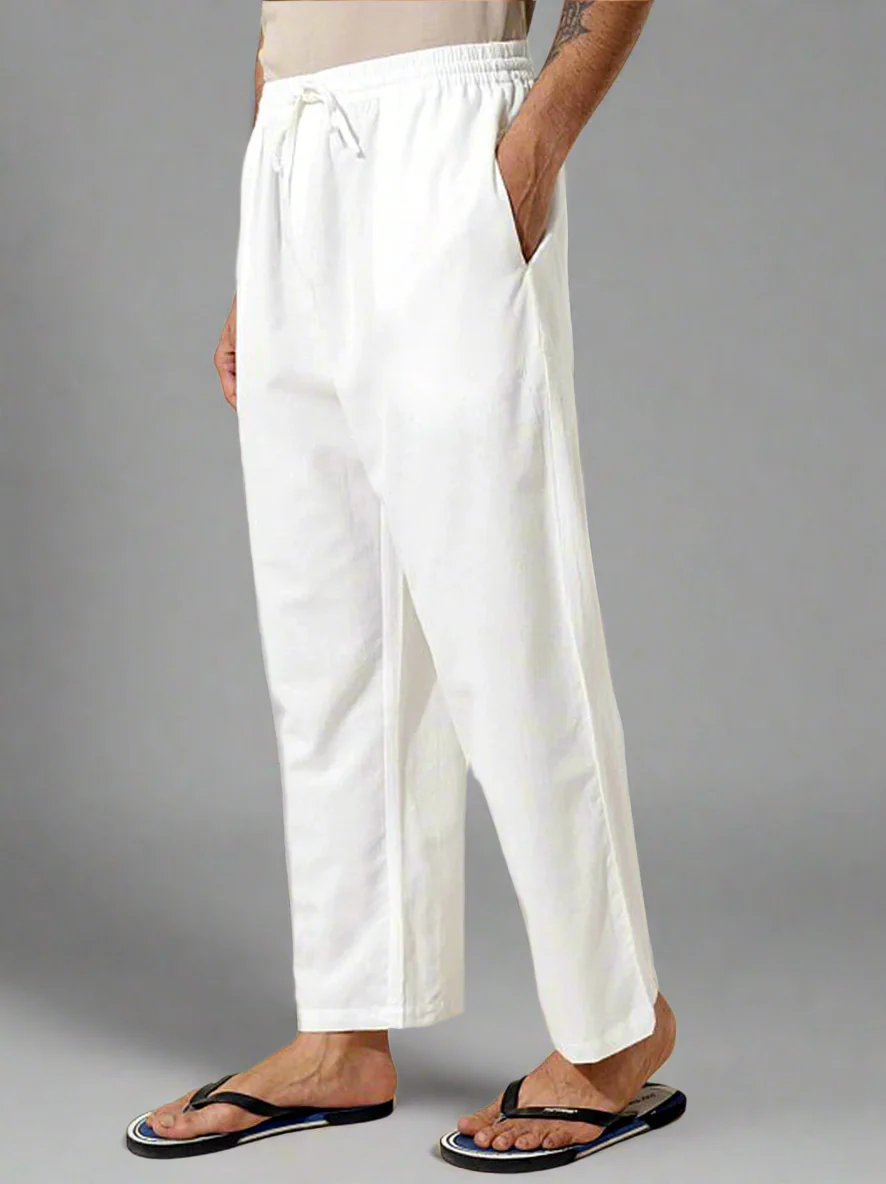 Men Pure Cotton Pyjama - Image 3