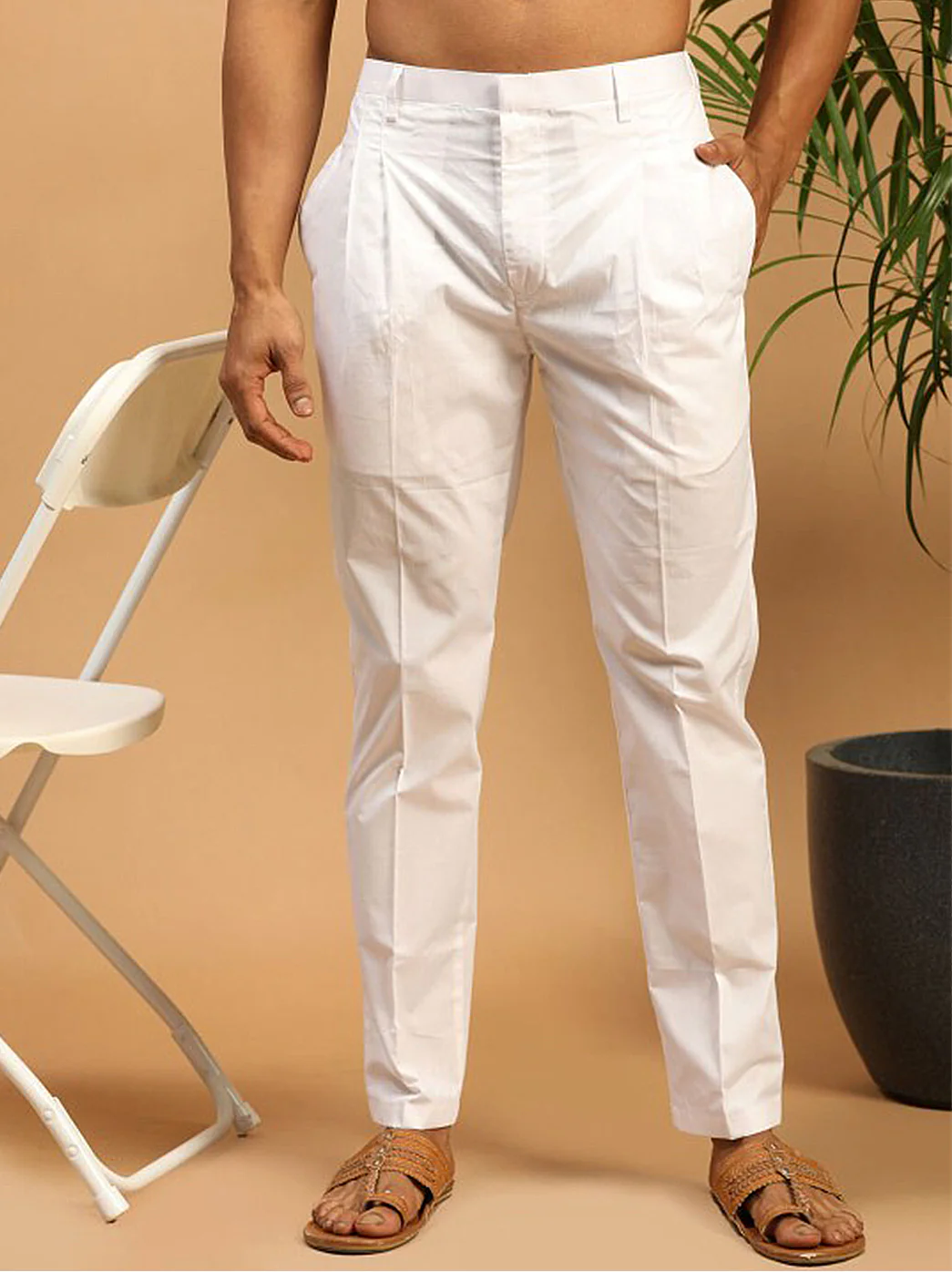 Men Solid Cotton Pyjama Pant - Image 3