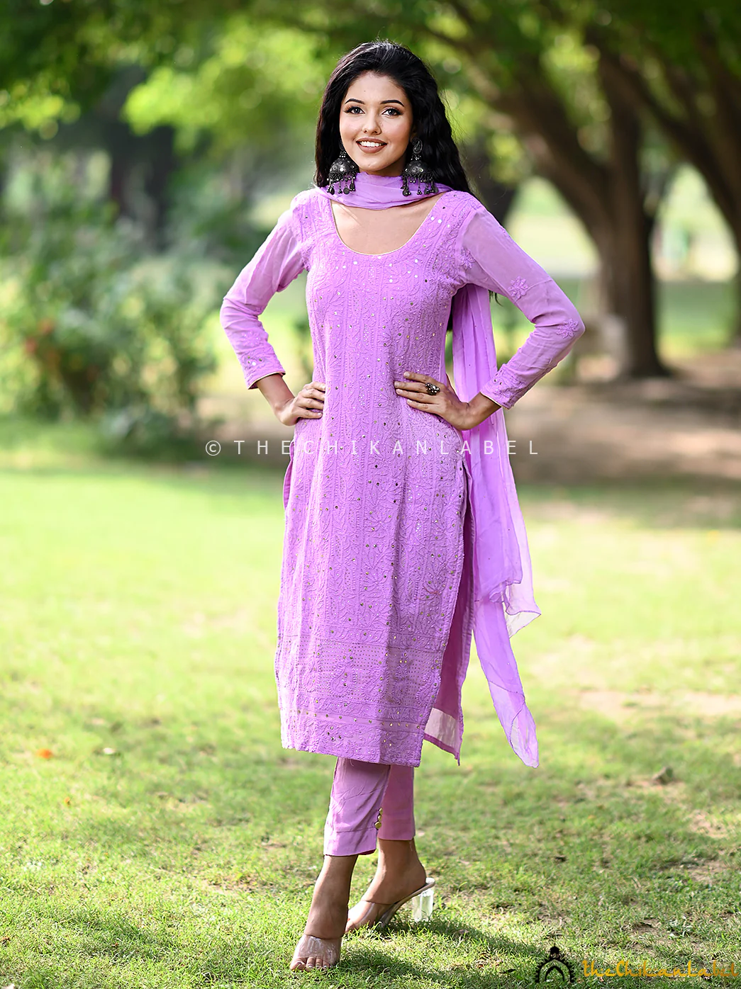 Shweta Tiwari in Mohini Viscose Chikankari Straight Kurta Set - Image 7